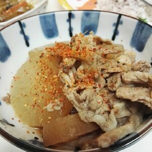 圧力鍋使用☆大根と豚肉の煮物